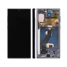 Original Samsung Galaxy Note 10 N970F LCD Screen Digitizer With Frame Black [BE]