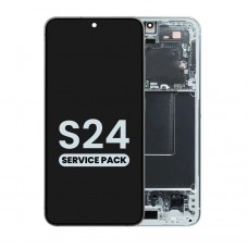 Samsung S24 Original OEM Screen Replacement With Frame Marble Gray with Free Installation