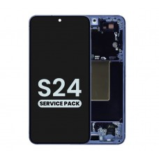 Samsung S24 Original OEM Screen Replacement With Frame Cobalt Violet with Free Installation