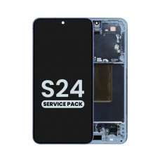 Samsung S24 Original OEM Screen Replacement With Frame Sapphire Blue with Free Installation