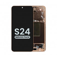 Samsung S24 Original OEM Screen Replacement With Frame Sandstone Orange with Free Installation