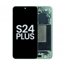 Original Samsung Galaxy S24 Plus SM-S926B LCD Touch Screen With Frame Jade Green [BA]