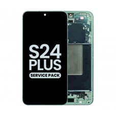 Samsung S24 Plus Original OEM Screen Replacement With Frame Jade Green with Free Installation