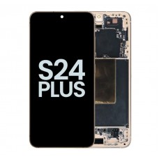 Original Samsung Galaxy S24 Plus SM-S926B LCD Touch Screen With Frame Sandstone Orange [BA]