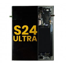 Samsung S24 Ultra Original OEM Screen Replacement With Frame Titanium Blue with Free Installation