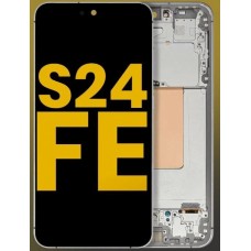 Samsung S24 FE Original OEM Screen Replacement With Frame Yellow with Free Installation