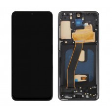 OLED Display for Samsung Galaxy S20 6.2" LCD Original Size Touch Screen with Frame Black EU Version [BA]