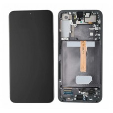 OLED Display for Samsung Galaxy S22+ Plus 6.6" LCD Original Size Touch Screen with Frame Black Supports Finger Print (SM-S906F / EU Version) [BA]