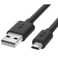 OEM Black Micro USB Data Cable for Samsung S1 S2 S3 S4 note1 note2 (not for note3)[5-A229]