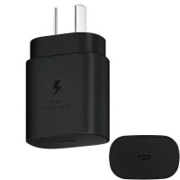 For Samsung - USB-C 25W AC Charger Black [FC]