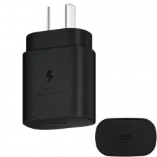 For Samsung - USB-C 25W AC Charger Black [FC]