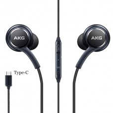 Original Samsung AKG Earphones with type C connector for S20, Note 10, 20 ultra Black[U03]