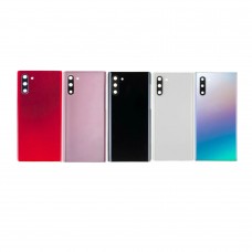 Samsung Galaxy Note 10 Plus Back Cover with Camera Lens Rear Door Housing Case Chassis Panel Replace Aura Black / Aura Pink / Aura Red / Aura White [BF]