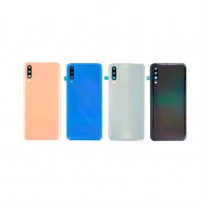 Samsung Galaxy A70 Back Cover with Camera Lens Rear Door Housing Case Chassis Panel Replace Black / Blue / Coral / White [BF]