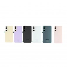 Samsung Galaxy S22 5G Back Cover with Camera Lens Rear Door Housing Case Chassis Panel Replace Phantom Black / Bora Purple / Burgundy / Phantom Gold / Graphite / Green / Phantom White / Cream / Pink Gold / Red / Sky Blue [BF]