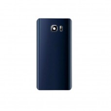 Samsung Galaxy Note 5 Back Cover with Camera Lens Rear Door Housing Case Chassis Panel Replace Black Sapphire [BF]