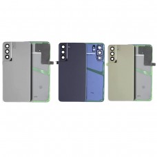 Samsung Galaxy S21FE Back Cover with Camera Lens Rear Door Housing Case Chassis Panel Replace Phantom Graphite / Lavender / Olive