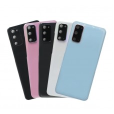 Samsung Galaxy S20 Back Cover with Camera Lens Rear Door Housing Case Chassis Panel Replace Black / Cosmic Grey / Cloud White / Cloud Blue  [BF]