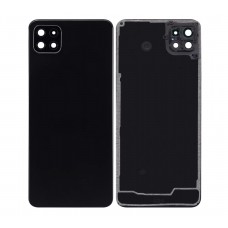 Samsung Galaxy A22 5G Back Cover with Camera Lens Rear Door Housing Case Chassis Panel Replace Black [BF]