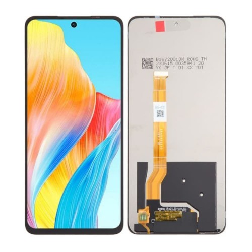 Schermo LCD Per OPPO A58 4G CPH2577 | 6.72 Pollici, Kit Riparazione Incluso, Senza Cornice Nera