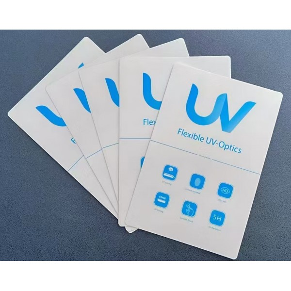 Flexible UV-Optics Screen Protector Film Ultra HD Smooth Touch 5H Hardness 180x117mm Phone Screen Protector