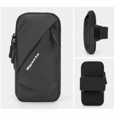 H&M ArmBag Pouch Bag Holder Case For Cell Phone Black [FC]