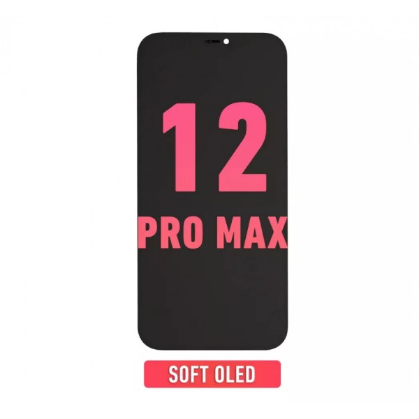 iPhone 12 Pro Max Soft OLED Display & Touch Panel (JK) Screen Replacement [W01]