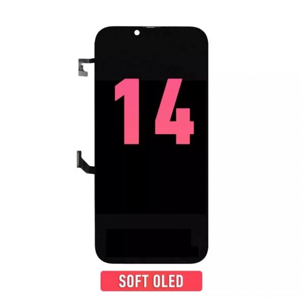 iPhone 14 Soft OLED Display & Touch Panel (JK) Screen Replacement [W01]