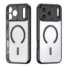 For iPhone 17 Series - Aimo Mag Series Case Cover Black (Open Mag Version) (DUX DUCIS)