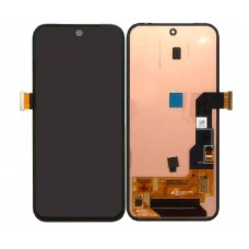 Original Google Pixel 8A LCD Display Touch Screen Digitizer Assembly Black without Frame with Camera Frame[V05]