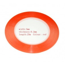 Double Side Tape Strong Sticky Adhesive For Mobile Cell Phone Repair Red - wide 3mm [BD]