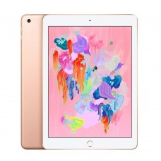 iPad 6th Gen 9.7" Cellular + Wi-Fi 128GB Gold A1954 Excellent Grade 100% Battery Health( Refurbished ) - (Minor Screen Burn)