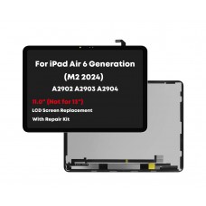Original Apple iPad Air 6 11 inch iPad Air (M2) 2024 LCD Touch Screen Assembly black[W03]