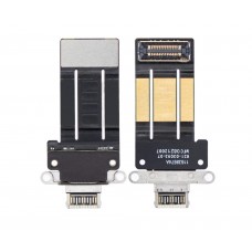 Replacement Charging Port Flex For iPad Pro 12.9 5th 6th Gen & iPad Pro 11 3rd 4th Gen A2378 A2461 A2379 A2436 A2764 A2437 A2766 A2301 A2459 A2460 A2759 A2435 A2761 A2762 White [BG]
