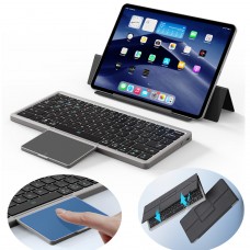 DUX DUCIS OK Series OK-01 Universal Bluetooth Keyboard with Cover and Stand Black [R]