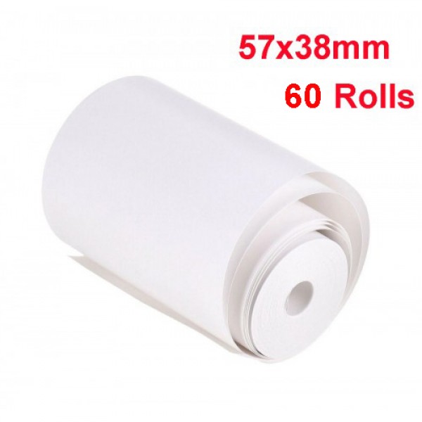 57x38mm Eftpos Thermal Paper Roll - 60 Pack/Box Thermal Paper