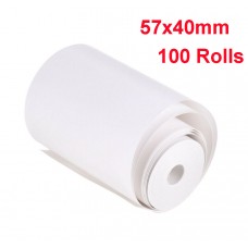 57x40mm Eftpos Thermal Paper Roll - 100 Pack/Box