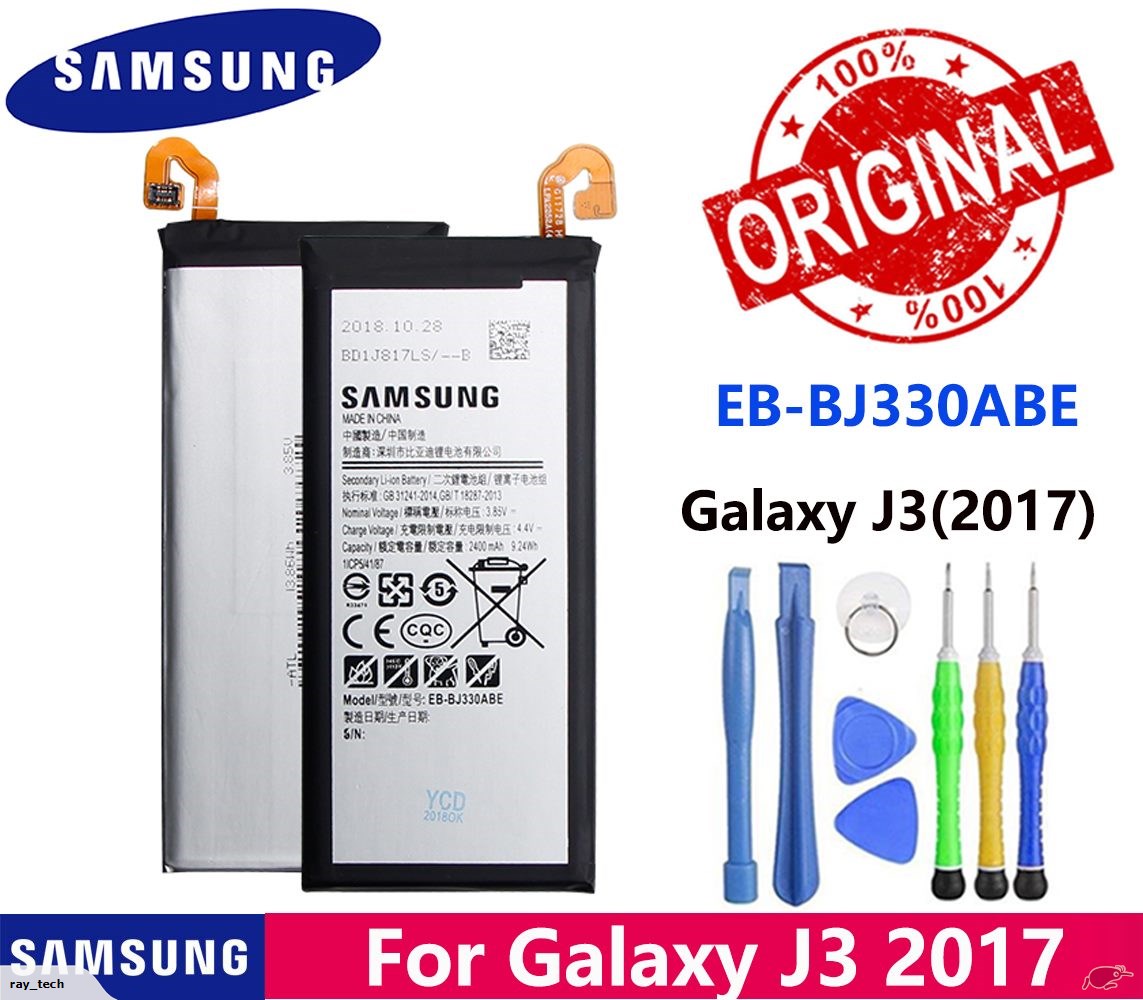 Samsung100 Original Battery Fit For Samsung Galaxy J3 17 Sm J330 J3300 17 Edition Samsung Galaxy J3 17 J330 Sm J330f Sm J330g Sm J330fn Sm J3308 Sm J3300 Sm J330l Sm J327f Sm S337tl Sm J327u