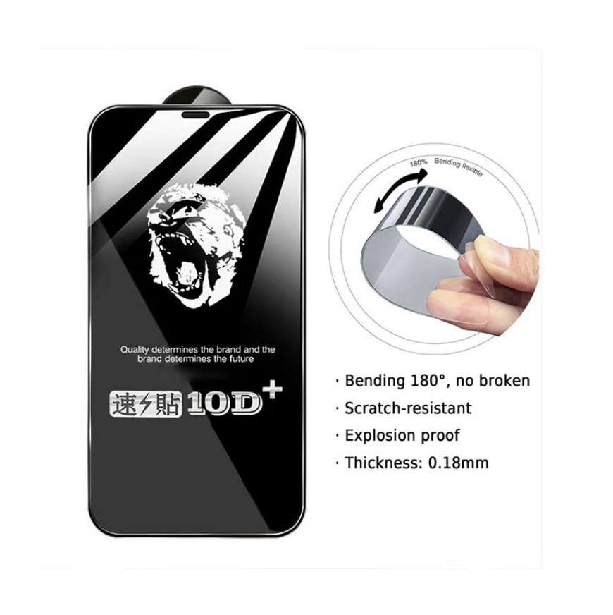 Gorilla pliable and strong tempered glass screen protector